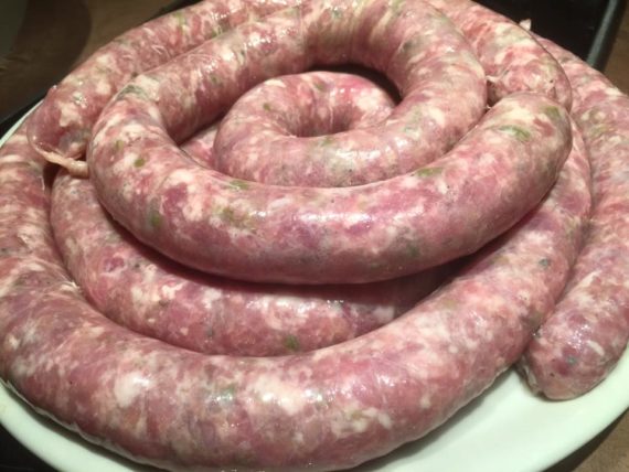 Saucisse olives