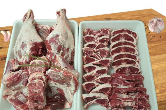 Demi agneau (+-9Kg) ou entier (+-18Kg)