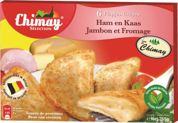 Crêpes jambon fromage