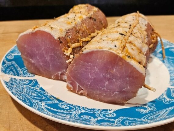 Rôti de porc au poivres