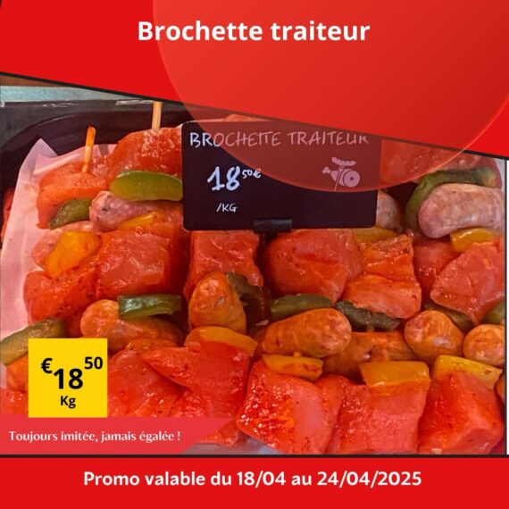 Brochette traiteur